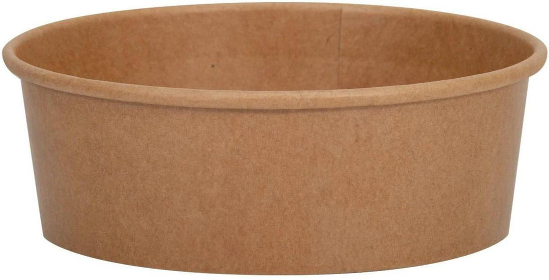 Dart Container - 20 Oz Kraft DSP Squat Paper Food Container, 300/Cs - SCK20