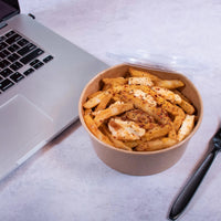 Dart Container - 24 Oz DSP Squat Paper Food Container, 300/Cs - SCK24