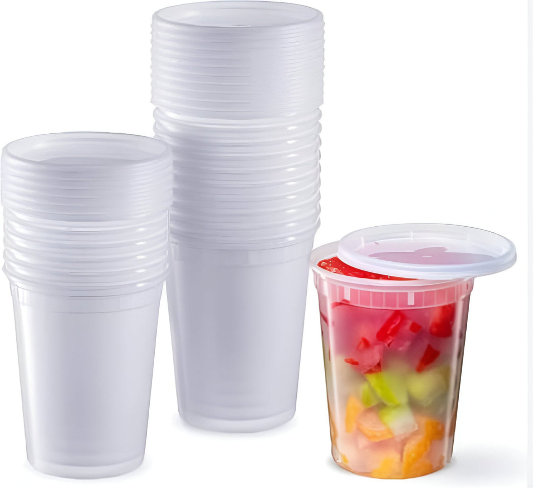 Dart Container - 24 Oz Solo Clear Deli Container Plastic Containers, 500Per Case - DM24R-0090