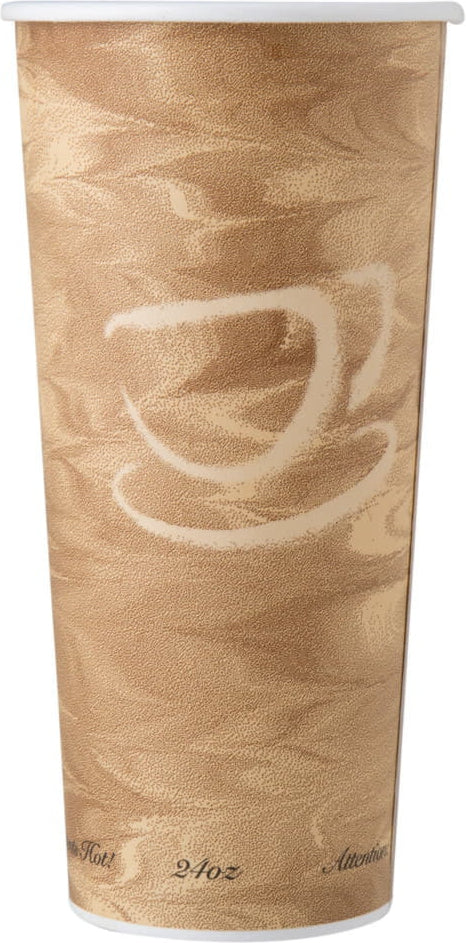 Dart Container - 24 Oz Solo Mistique Paper Hot Cups, 500/Cs - 424MSN-0029