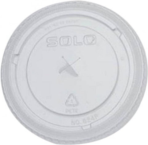 Dart Container - 24 Oz Translucent Straw Slot Lid Fits Paper Cold Cups, 2000/Cs - L1624B-0100 (Special Order Item)