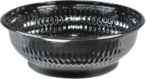 Dart Container - 32 Oz Black Salad Bowl, 300/Cs - BRS32X-0004