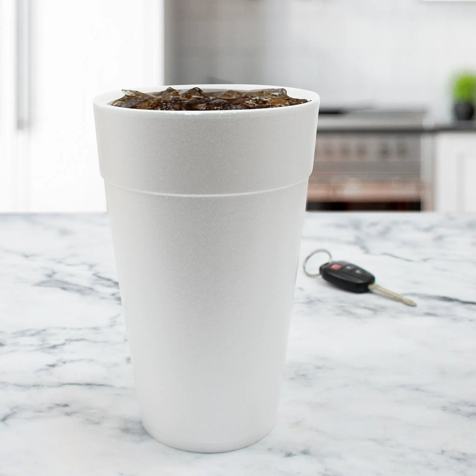 Dart Container - 32 Oz EPS Foam White Cup, 500/Cs - 32TJ32