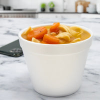 Dart Container - 32 Oz J Cup White Insulated Foam Container, 500/Cs - 32MJ48