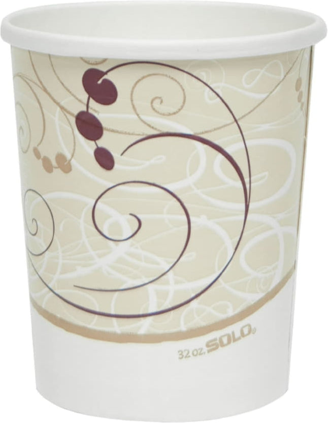 Dart Container - 32 Oz Solo VS DSP Symphony Design Paper Container, 500/Cs - H4325-J8000