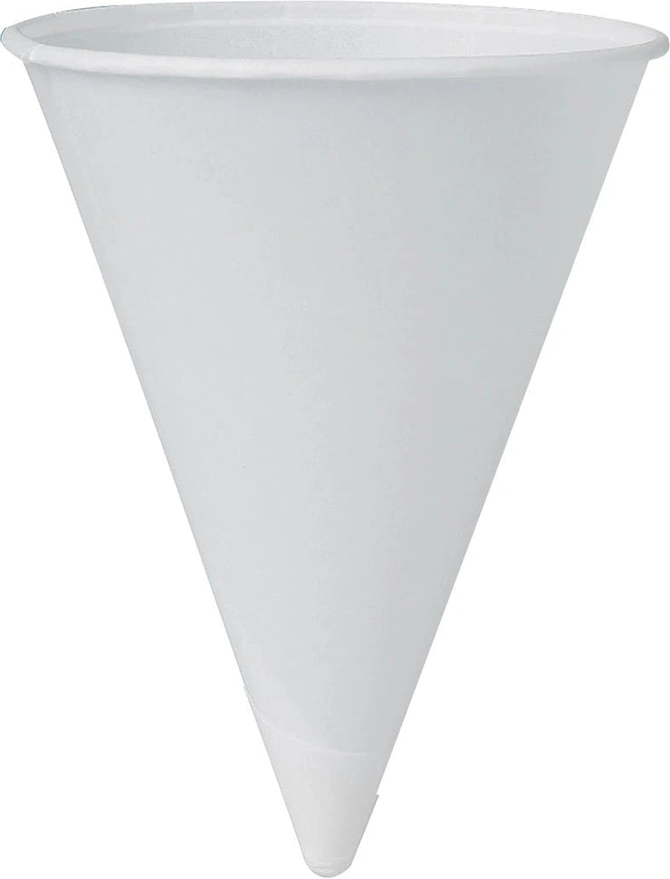 Dart Container - 4 Oz Solo Bare Eco-Forward White Pre-Treated Cone Paper Cups, 5000/cs - 4R-2050 (Special Order Item)