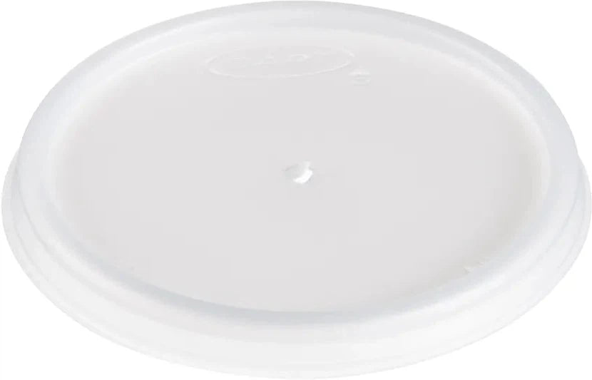Dart Container - 4 Oz Translucent HIPS Plastic Vented Lid, 1000/Cs - 4JL