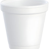 Dart Container - 4 Oz White Foam Cups, 1000/cs - 4J4