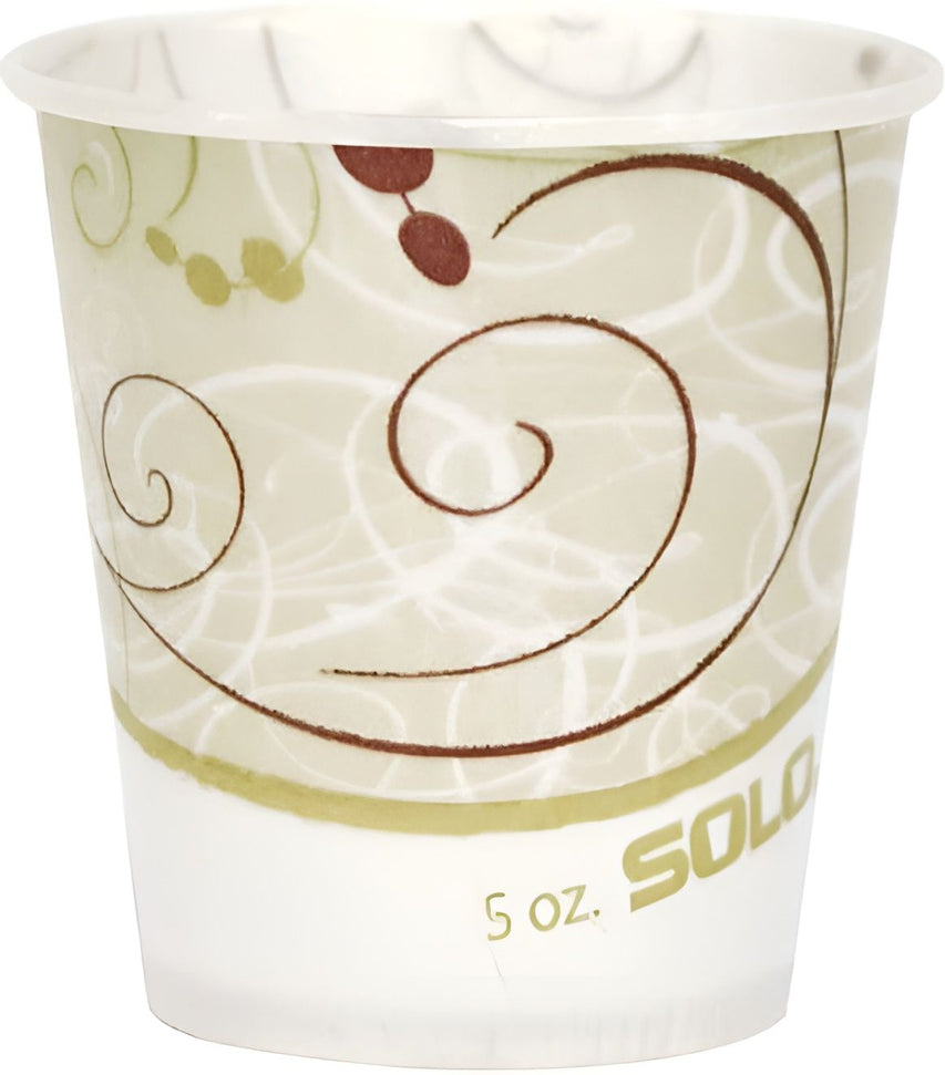 Dart Container - 5 Oz Solo Symphony Design Waxed Cold Paper Cold Cups, 3000 Per Case - R53-J8000 (Special Order Item)