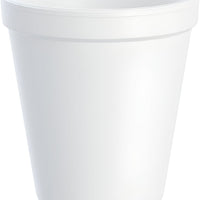 Dart Container - 8 Oz EPS Foam White Cups, 1000/Cs - 8J8
