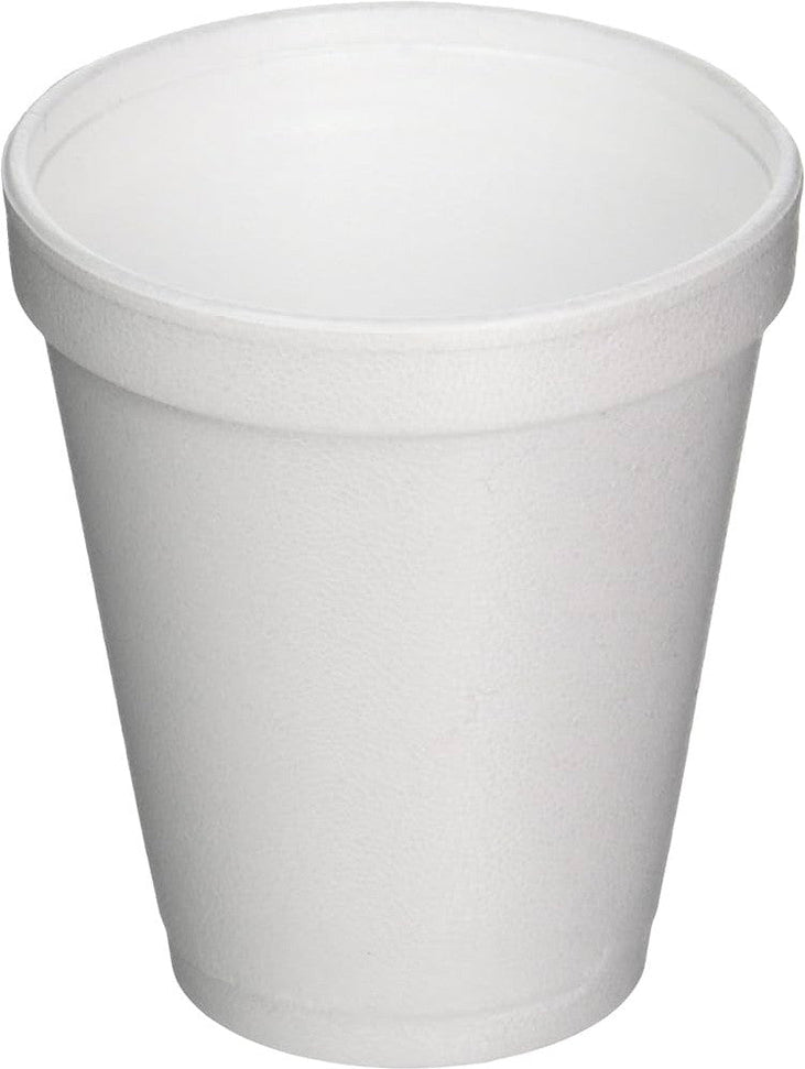 Dart Container - 8 Oz White Tall Foam Cups, 1000/cs - 9J8 (Special Order Item)
