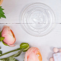 Dart Container - 9 Oz, 10 Oz Clear Straw Slot Lid fits Cold Plastic Cups, 2500/cs - 600TS (Special Order Item)