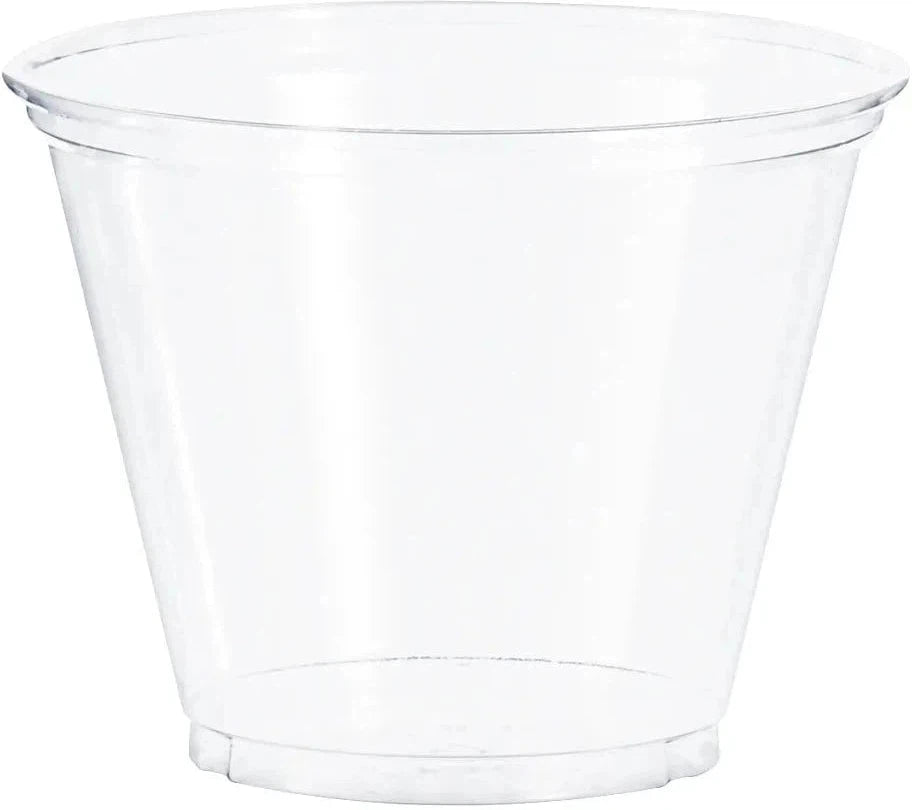 Dart Container - 9 Oz Clear Squat PET Cup, 1000/Cs - TP9R