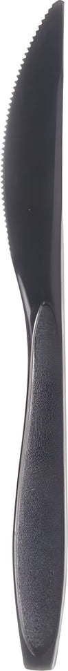 Dart Container - Black Medium Weight Individually Wrapped Cutlery Knife, 1000/Cs - RSK2-0004 (Special Order Item)