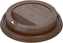 Dart Container - Brown Flat Lid Fits with 12 Oz, 16 Oz, 20 Oz, 24 Oz Plastic Cups, 1000/Cs - 12TLB-L0013 (Special Order Item)