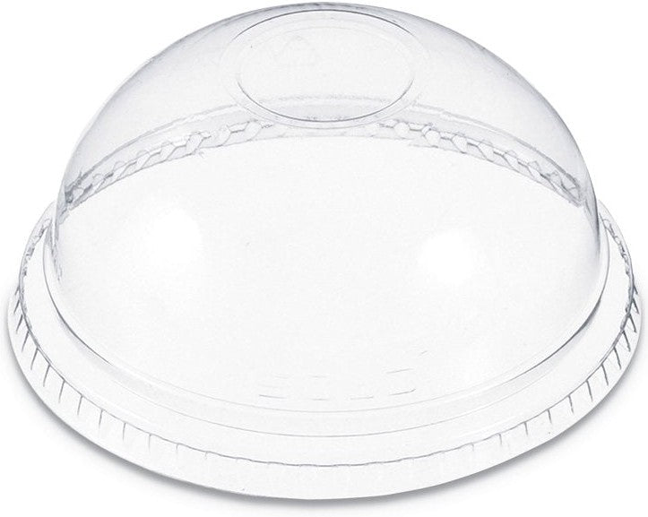 Dart Container - Clear Dome Lid No Hole fits TP9, TP12, TP16, P20 Plastic Cups, 1000/cs - DNR662