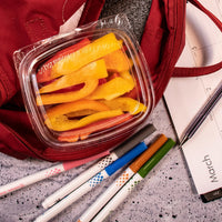 Dart Container - ClearPac 5.5" x 4.9" x 1.9" SafeSeal 8 Oz Clear Dome Tamper-Resistant, Tamper-Evident Plastic Containers, 200/cs - CH8DED (Special Order Item)