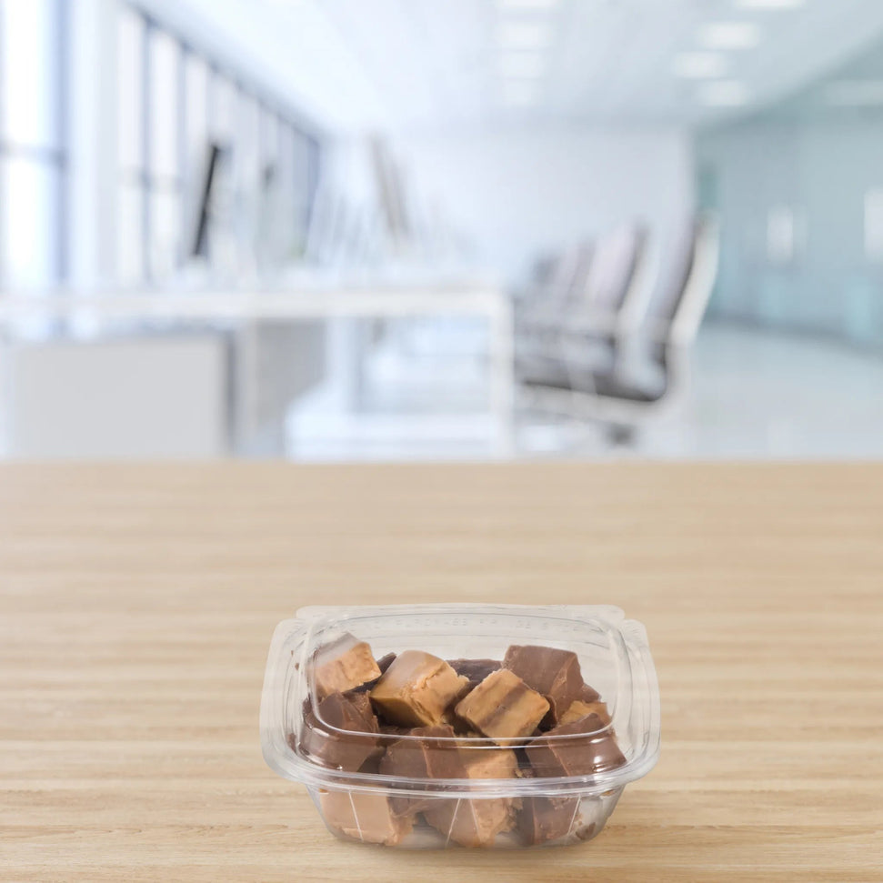 Dart Container - ClearPac 5.5" x 4.9" x 1.9" SafeSeal 8 Oz Clear Dome Tamper-Resistant, Tamper-Evident Plastic Containers, 200/cs - CH8DED (Special Order Item)