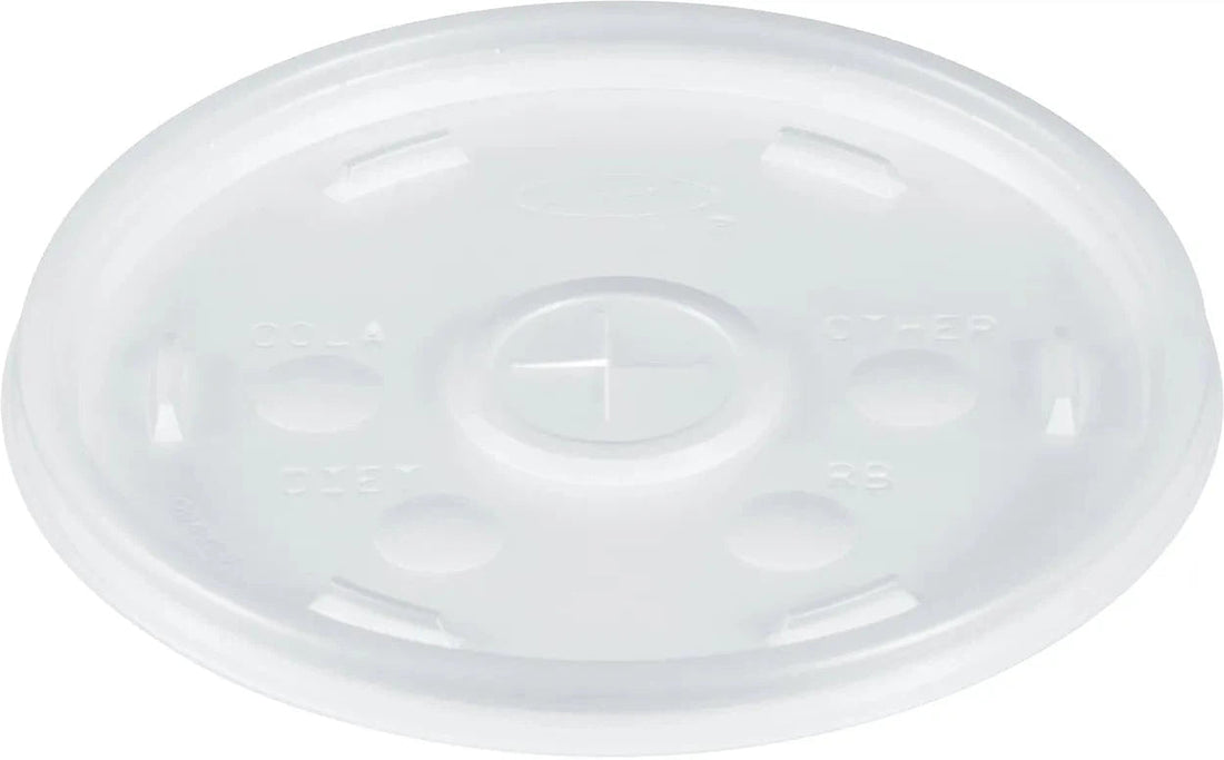 Dart Container - Conex Translucent Straw Slot Lid Fits For 32AJ20 Plastic Cups, 1000/Cs - 20SL