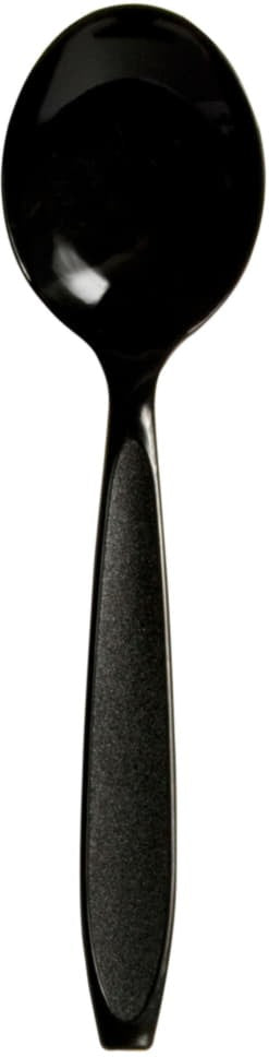 Dart Container - Impress Black Heavy Weight Soup Spoon Cutlery, 1000/Cs - HSKS-0004 (Special Order Item)