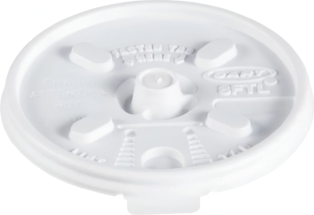 Dart Container - Lift & Lock Travel Lid Fits with 8 Oz Foam Cups, 1000/Cs - 8FTL