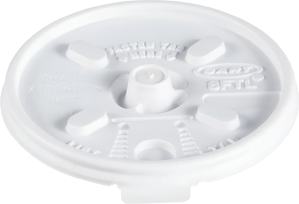 Dart Container - Lift & Lock Travel Lid Fits with 8 Oz Foam Cups, 1000/Cs - 8FTL