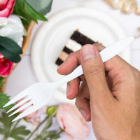 Dart Container - Medium Weight Style Setter White Cutlery Fork, 1000/Cs - MUWF-0007 (Special Order Item)