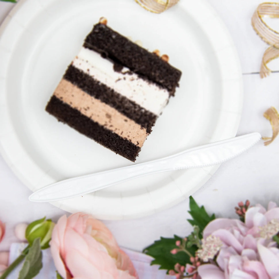 Dart Container - Medium Weight Style Setter White Cutlery Knife, 1000/Cs - MUWK-0007 (Special Order Item)