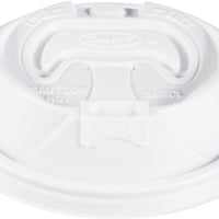 Dart Container - Optima White Reclosable Lid fits 12U16ESC Paper Hot Cups, 1000/cs - 16RCL (Special Order Item)
