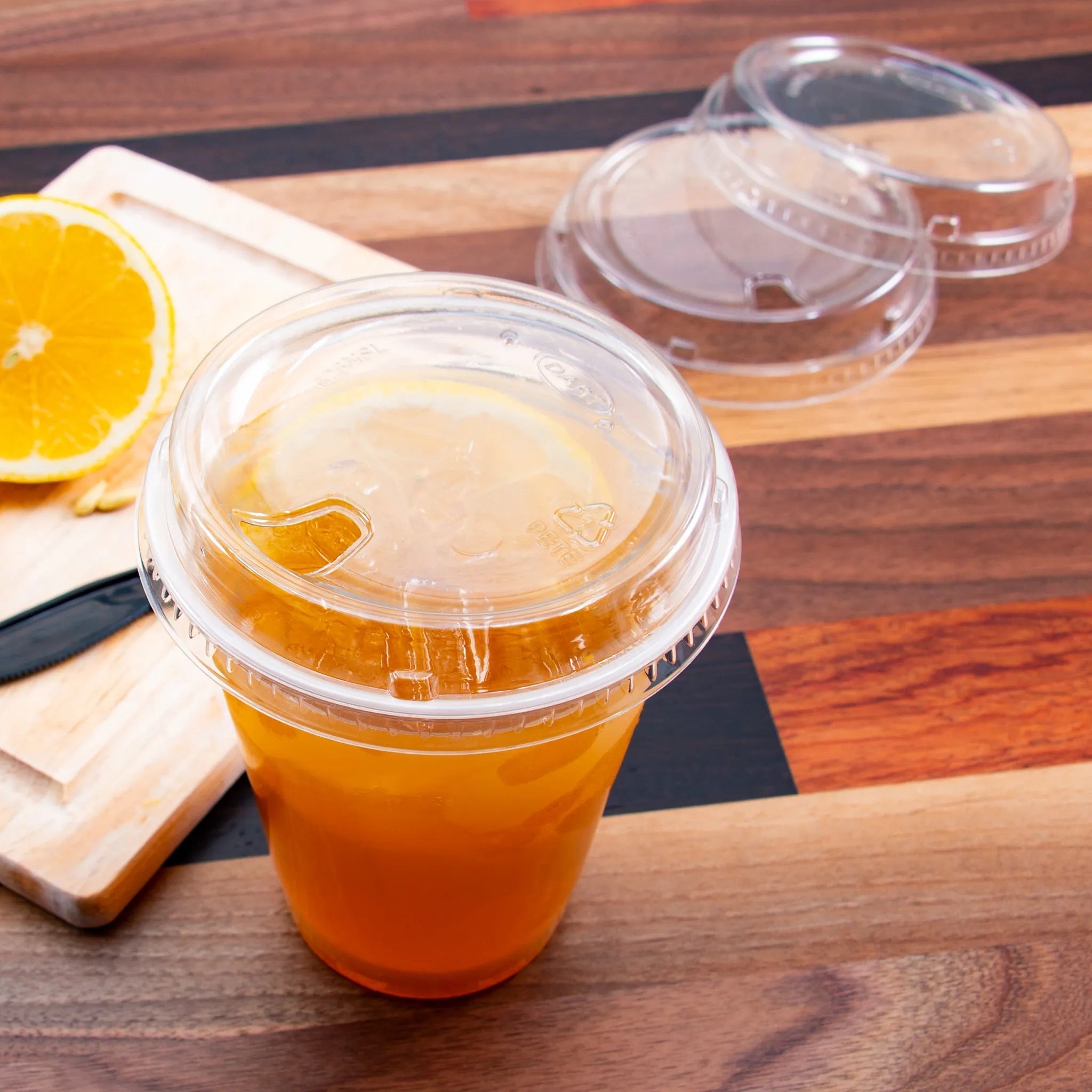 Dart Container - Prima Strawless Clear Lid Plastic Cups , 1000/Cs ...