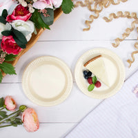 Dart Container - Quite Classic 6" Honey Laminated Foam Plates, 1000/Cs - 6PHQR