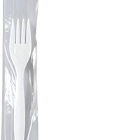 Dart Container - Regal White Fork Individually Wrapped Medium Weight Cutlery, 1000/Cs - MOW1 (Special Order Item)