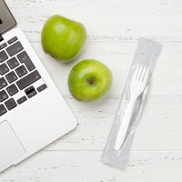 Dart Container - Regal White Fork Individually Wrapped Medium Weight Cutlery, 1000/Cs - MOW1 (Special Order Item)