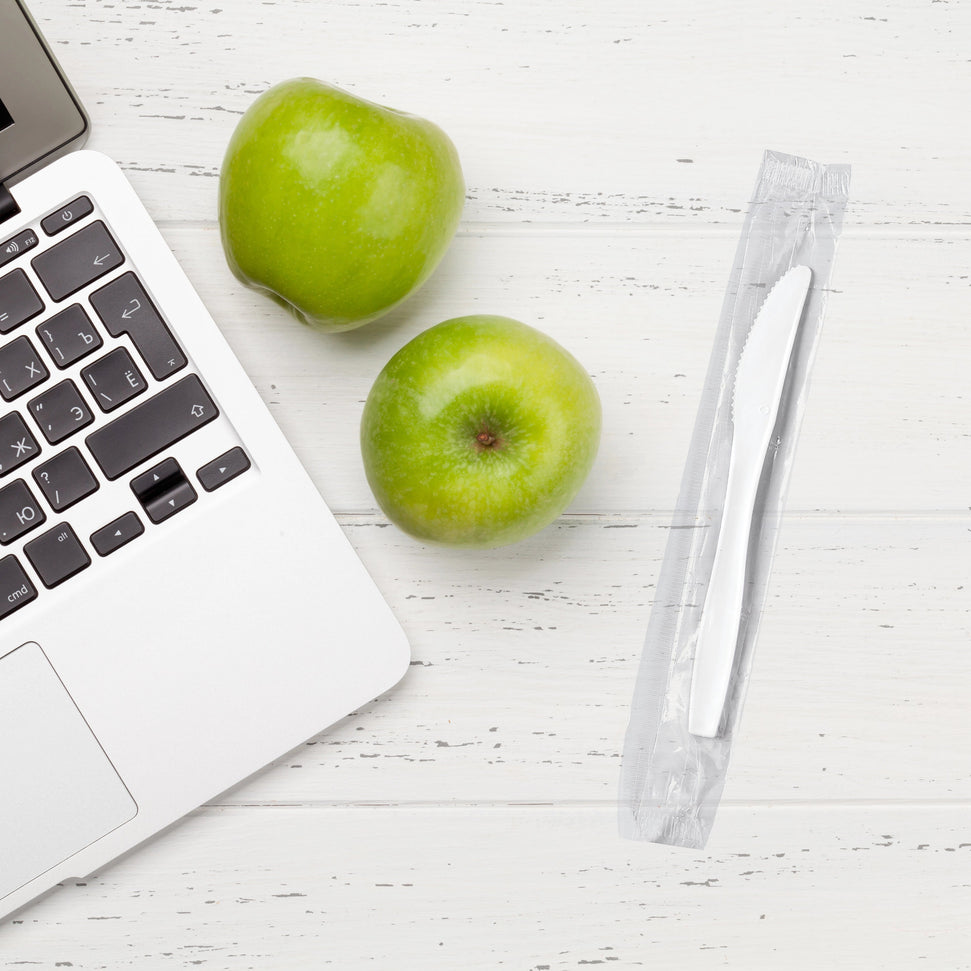 Dart Container - Regal White Medium Weight Cutlery Knife, 1000/Cs - MOWK (Special Order Item)