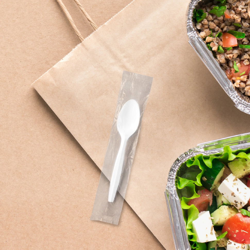 Dart Container - Regal White Medium Weight Cutlery Teaspoon, 1000/Cs - MOWT (Special Order Item)