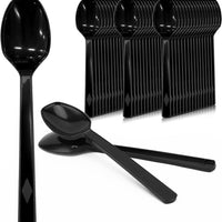 Dart Container - Reliance Black Teaspoon Individually Wrapped Cutlery Medium Weight, 1000/Cs - RSK3-0004