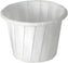 Dart Container - Solo 3/7 Oz White Paper Portion Cups, Pack of 250 - 075-2050