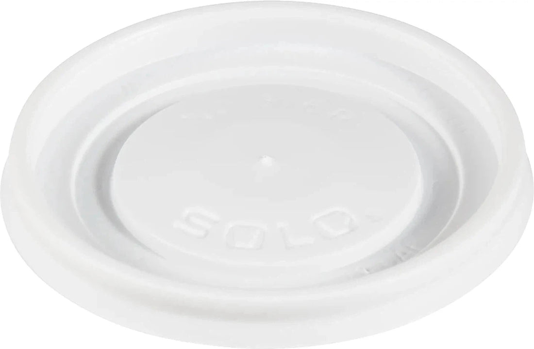 Dart Container - Solo 4 Oz White Vented Lid Fits Paper Hot Cups, 1000/Cs - VL34R-0007