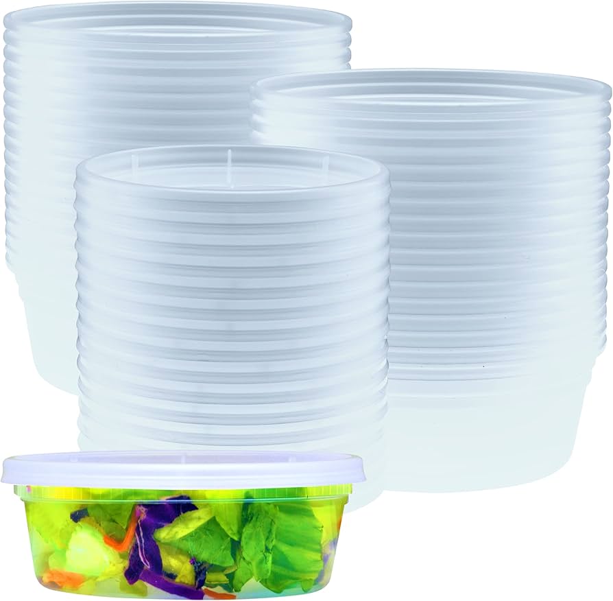 Dart Container - Solo Deli Container Lids Plastic Containers, 500 Per Case - LG8R-0090
