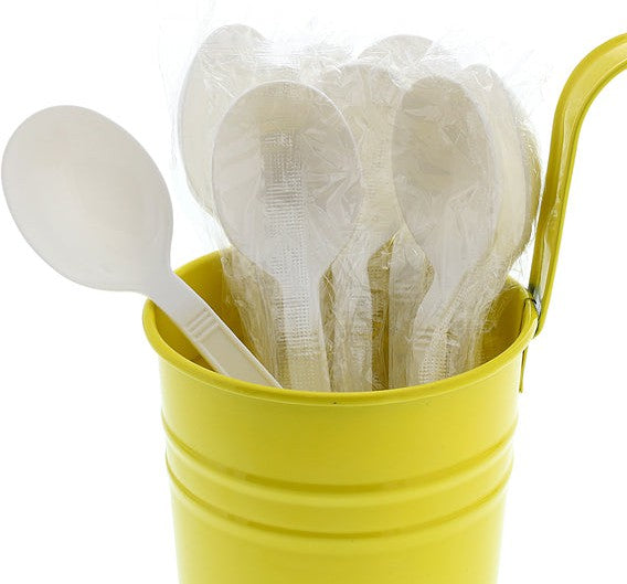 Dart Container - Style Setter White Soup Spoon Cutlery Medium Weight, 1000/Cs - SU6BW