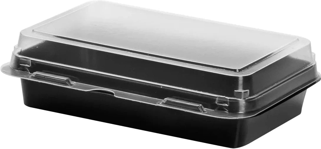 Dart - Creative Carryouts BoxLine Medium Deli Plastic Hinged Container, 200/Cs - 846612-PS94