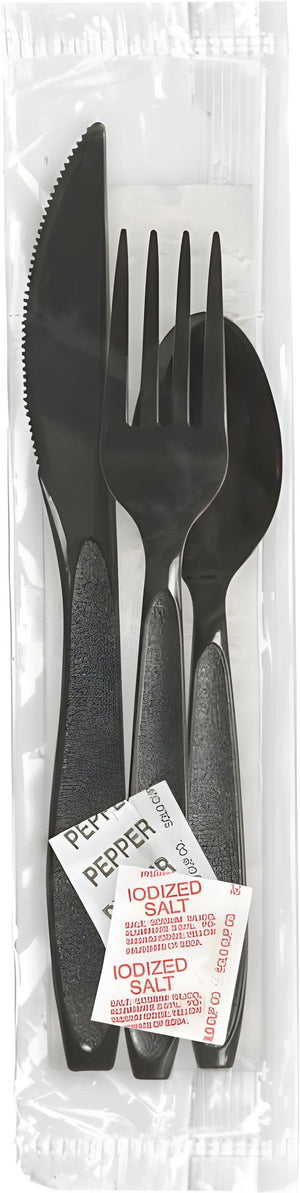 Dart - Impress Black Heavy Weight 5 PC Cutlery Set, 250/Cs - HSK8Y-0004