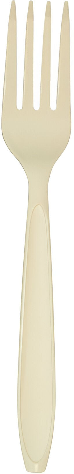 Dart - Impress Champagne Heavy Weight Full-Length Cutlery Fork, 1000/Cs - HSAF-0019