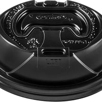 Dart - Optima Thermo Guard Black Plastic Reclosable Lid fits 12-24 Oz Coffee Cup, 1200/Cs - OPT1224TGB