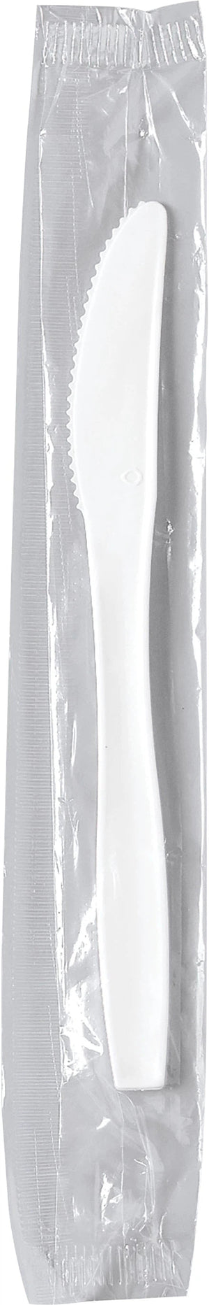 Dart - Regal White Medium Weight Cutlery Knife, 1000/Cs - MOWK