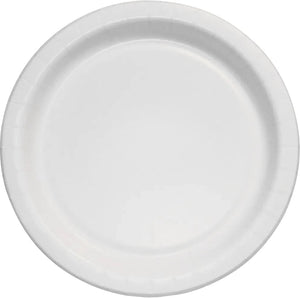 Dart - Solo 6" White Coated Medium Paper Plates, 1000/Cs - MP6B-2054
