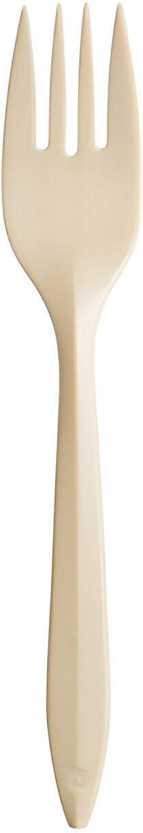 Dart - Style Setter Honey Medium Weight Plastic Fork, 1000/Cs - F6BH