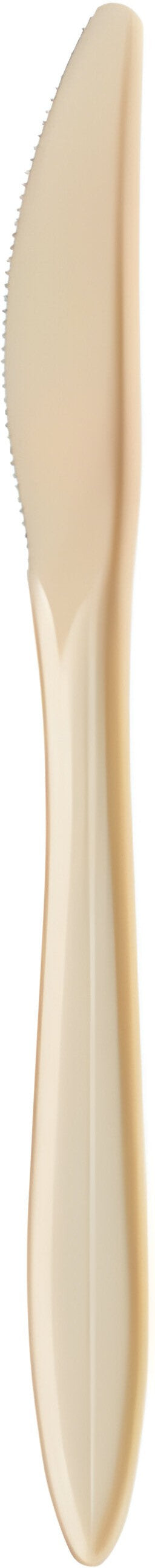 Dart - Style Setter Honey Medium Weight Plastic Knife Cutlery, 1000/Cs - K6BH