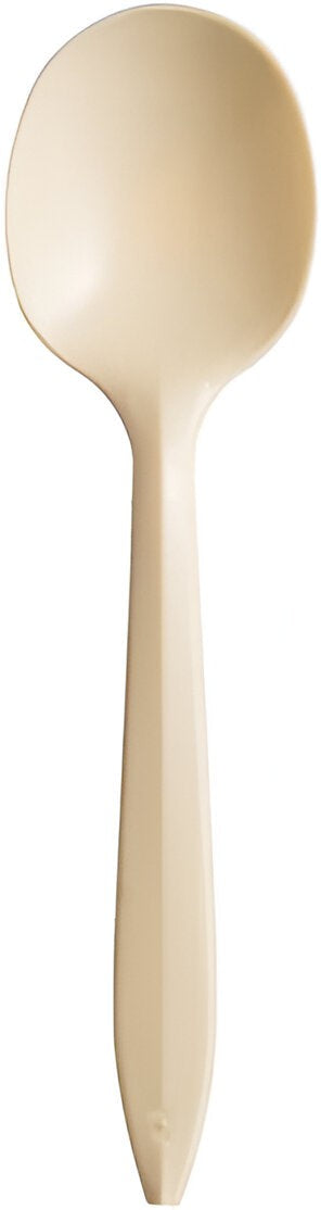Dart - Style Setter Honey Medium Weight Plastic Soup Spoon Cutlery, 1000/Cs - SU6BH