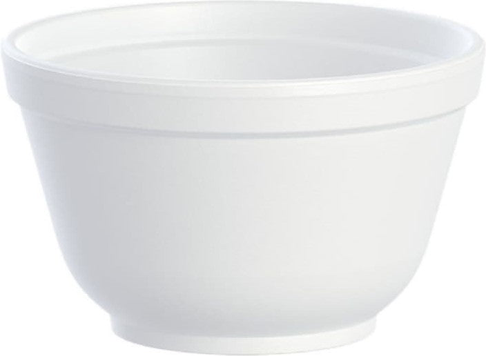 Dart - White 6 Oz Foam Bowls , 1000/cs - 6B12